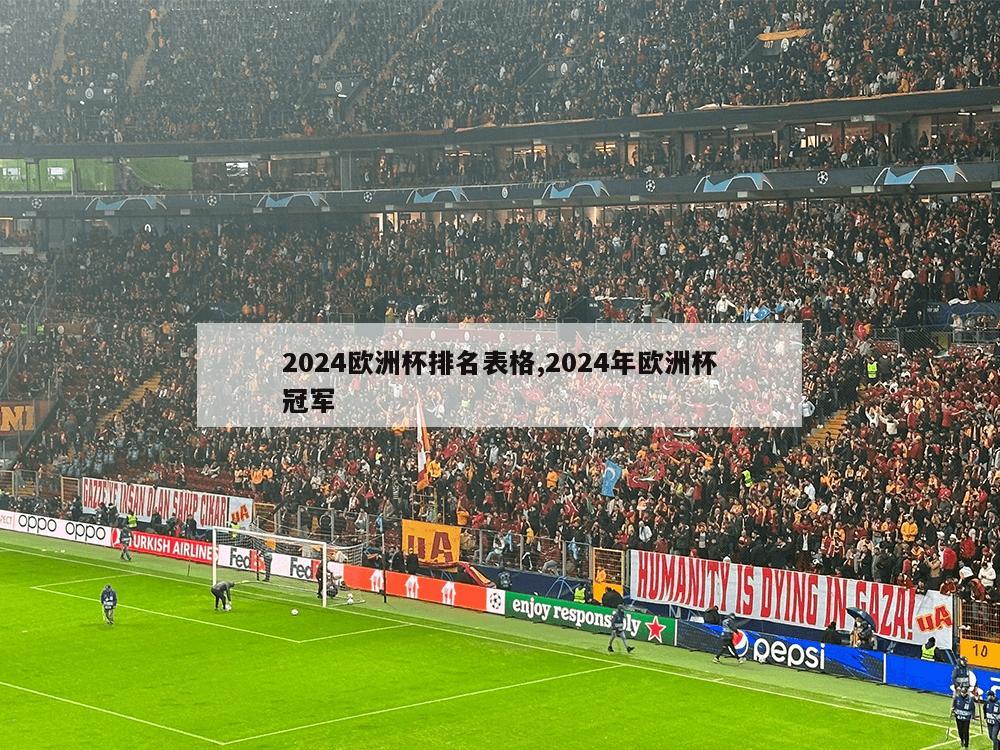 2024欧洲杯排名表格,2024年欧洲杯冠军